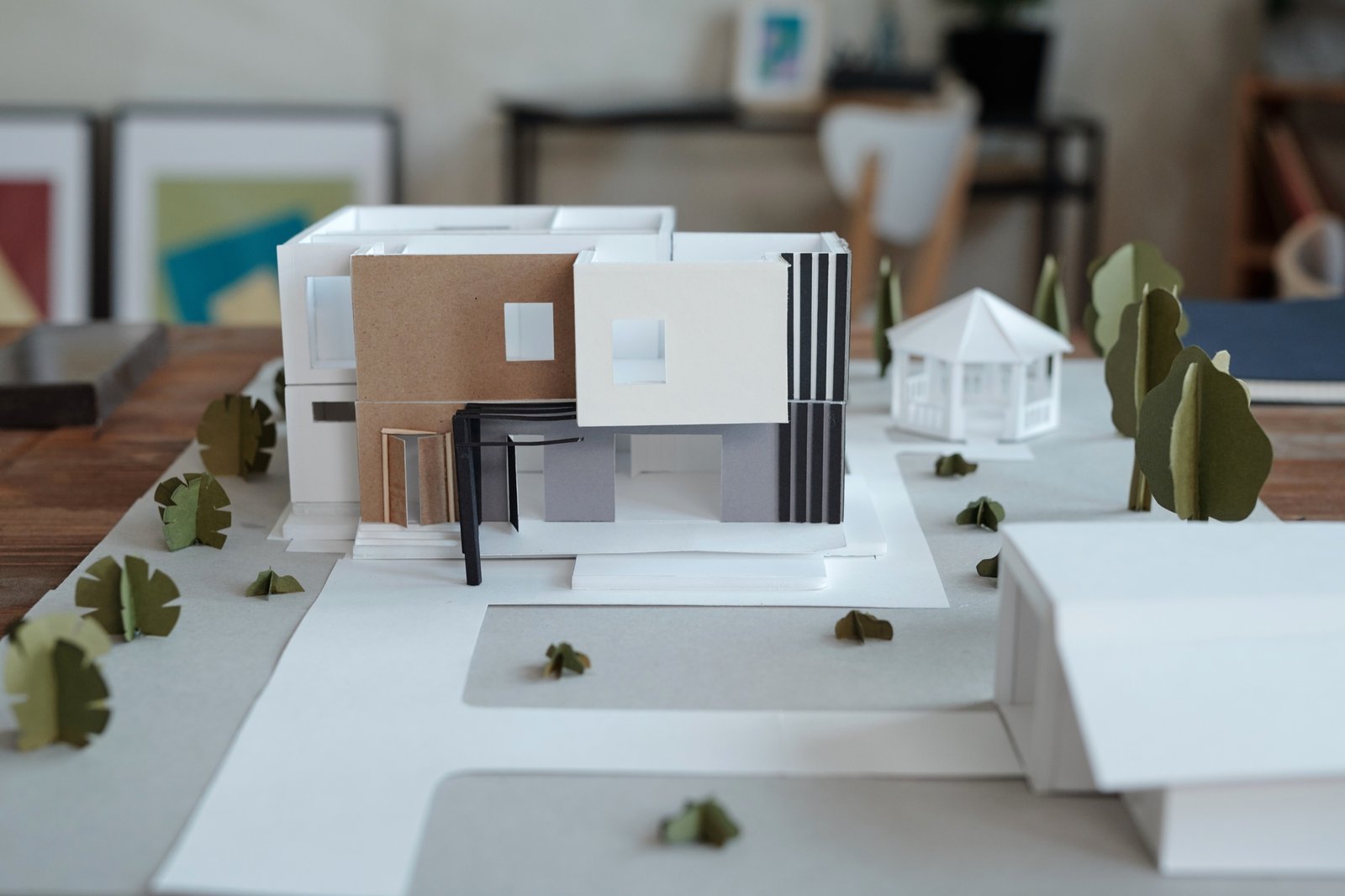 Design of contemporary residential building